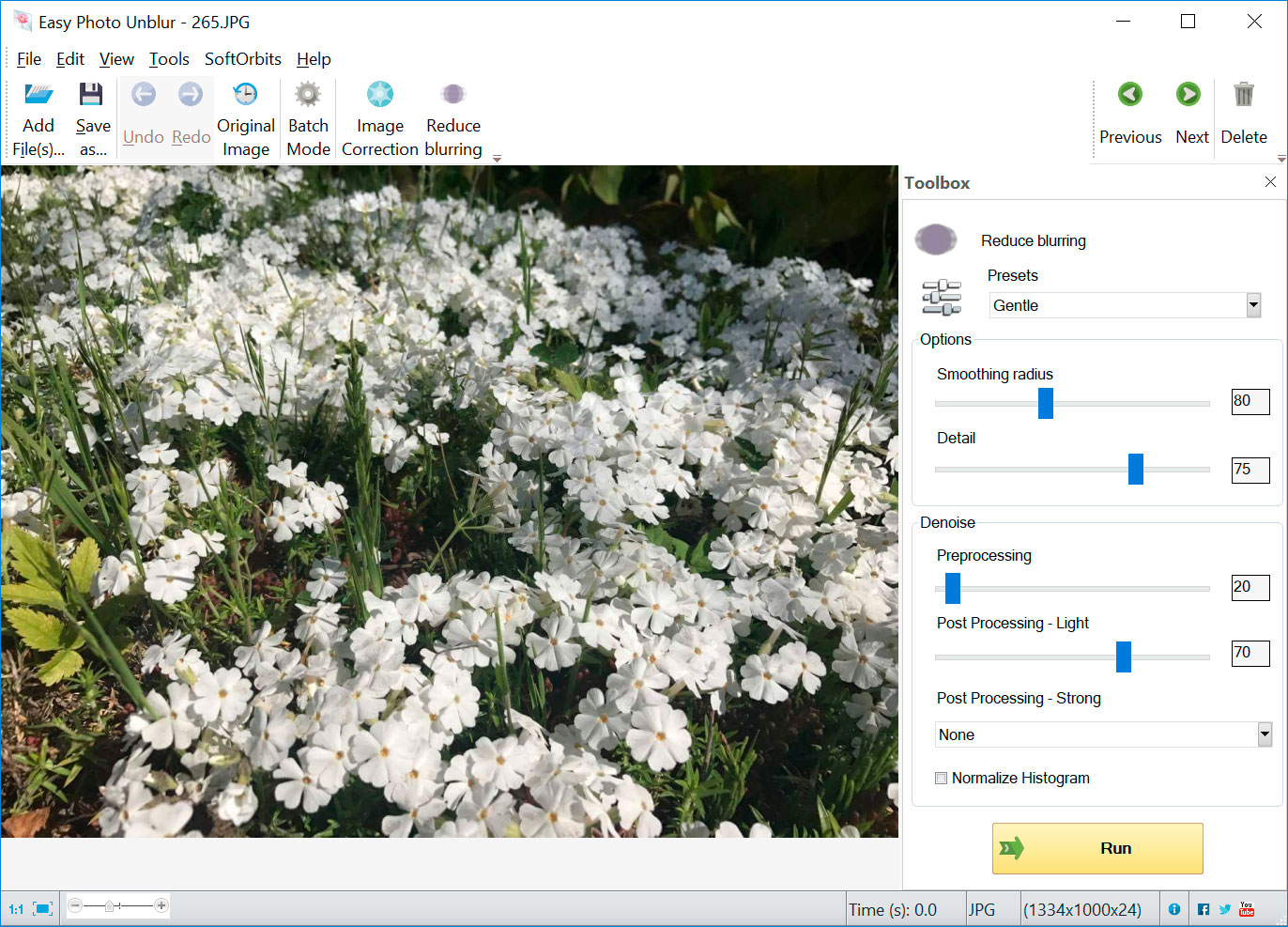 default ublur preset
